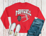 Morton Football Arch with Hog Sweatshirt