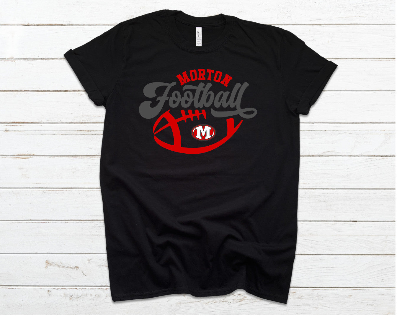 Morton Football Script Tee