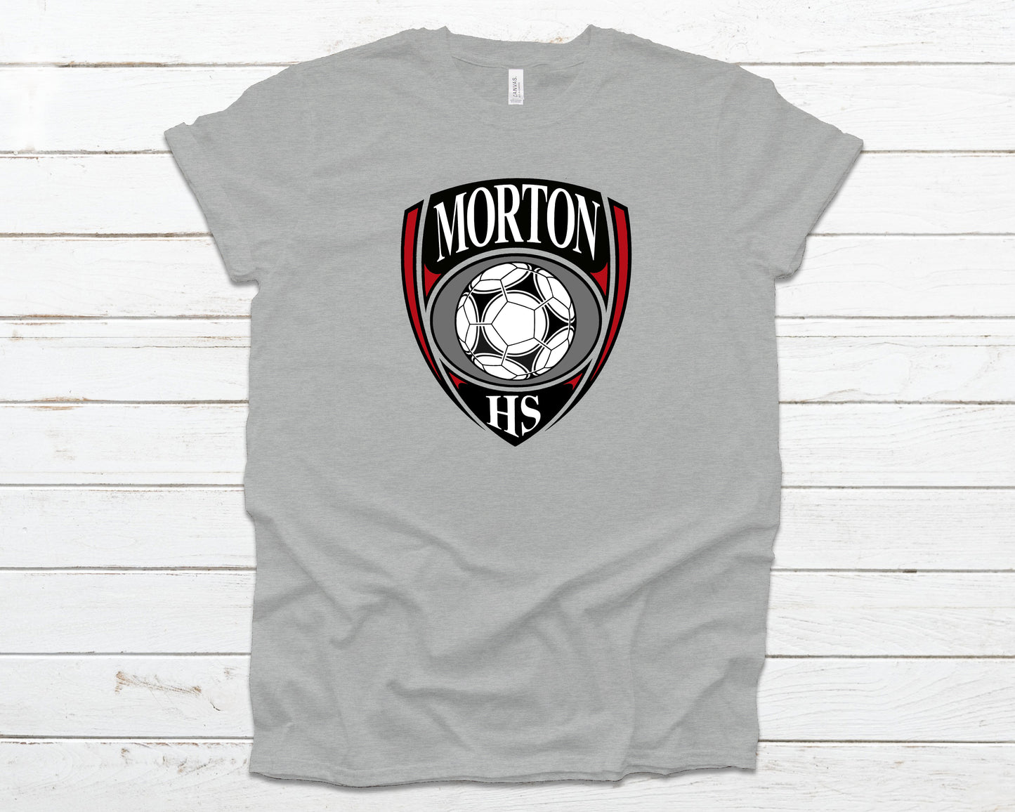 Morton HS Soccer Crest Full Color Tee