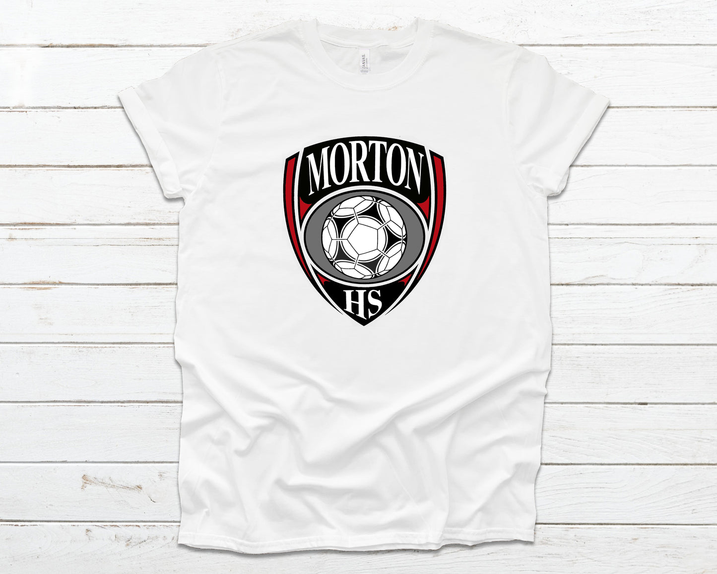 Morton HS Soccer Crest Full Color Tee