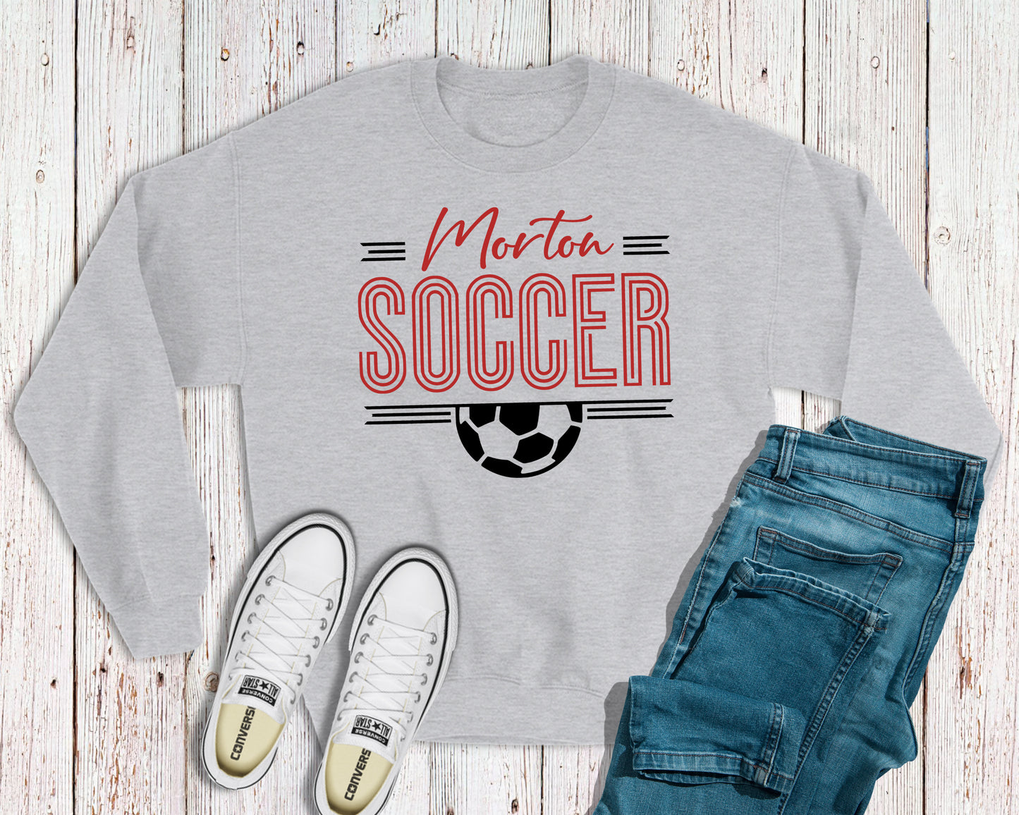 Morton Soccer Stripey Sweatshirt