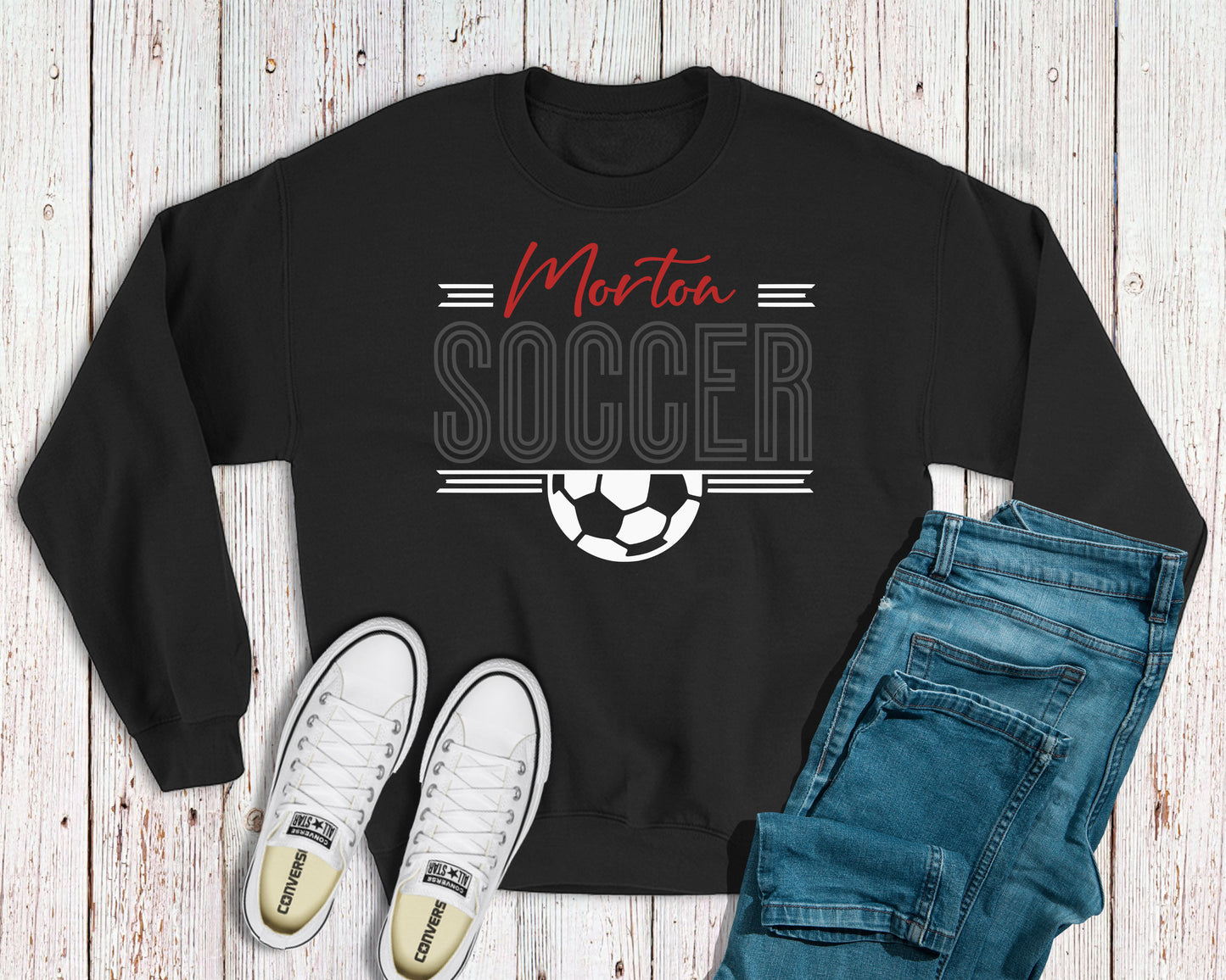 Morton Soccer Stripey Sweatshirt