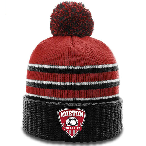 Morton United Embroidered Pom Pom Hat