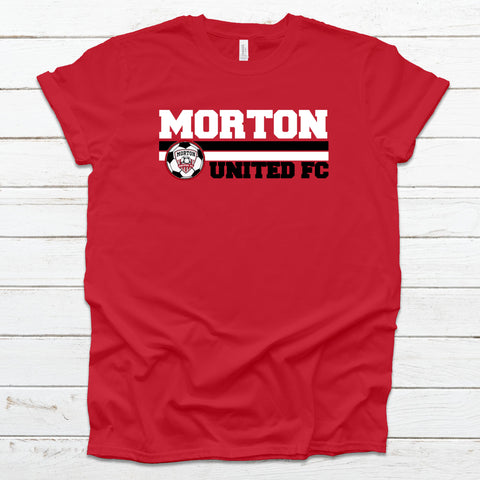 Morton United FC Varsity Ball Design Tee