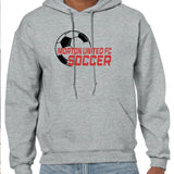 Morton United FC Soccer Ball Hooded Sweatshirt