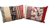 Patchwork Keepsake Memory Pillow Made from Loved Ones Clothing or Shirts