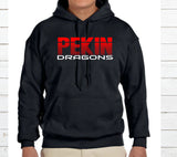 Pekin Dragons Striped Sweatshirt