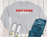 Potters Soccer Raceway Crew Sweatshirt