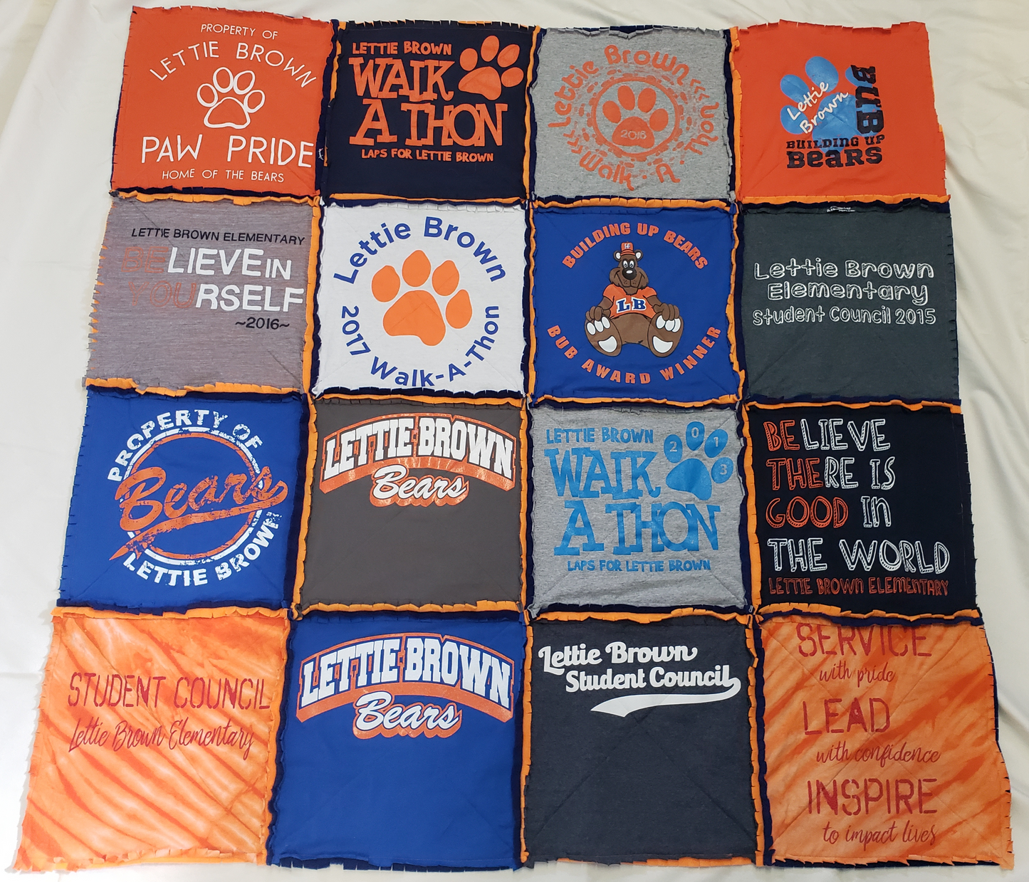 Raggy T-Shirt Quilts | Custom Expandable Memory Quilts