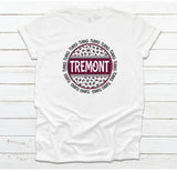 Tremont Cheetah Circle Print Spirit Shirt