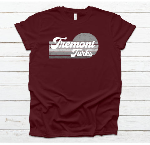 Tremont Turks Retro Sunset T-Shirt- InStore