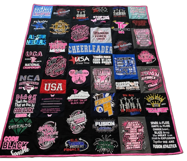Classic Block T-Shirt Quilt | Most Popular Custom Memory Quilt