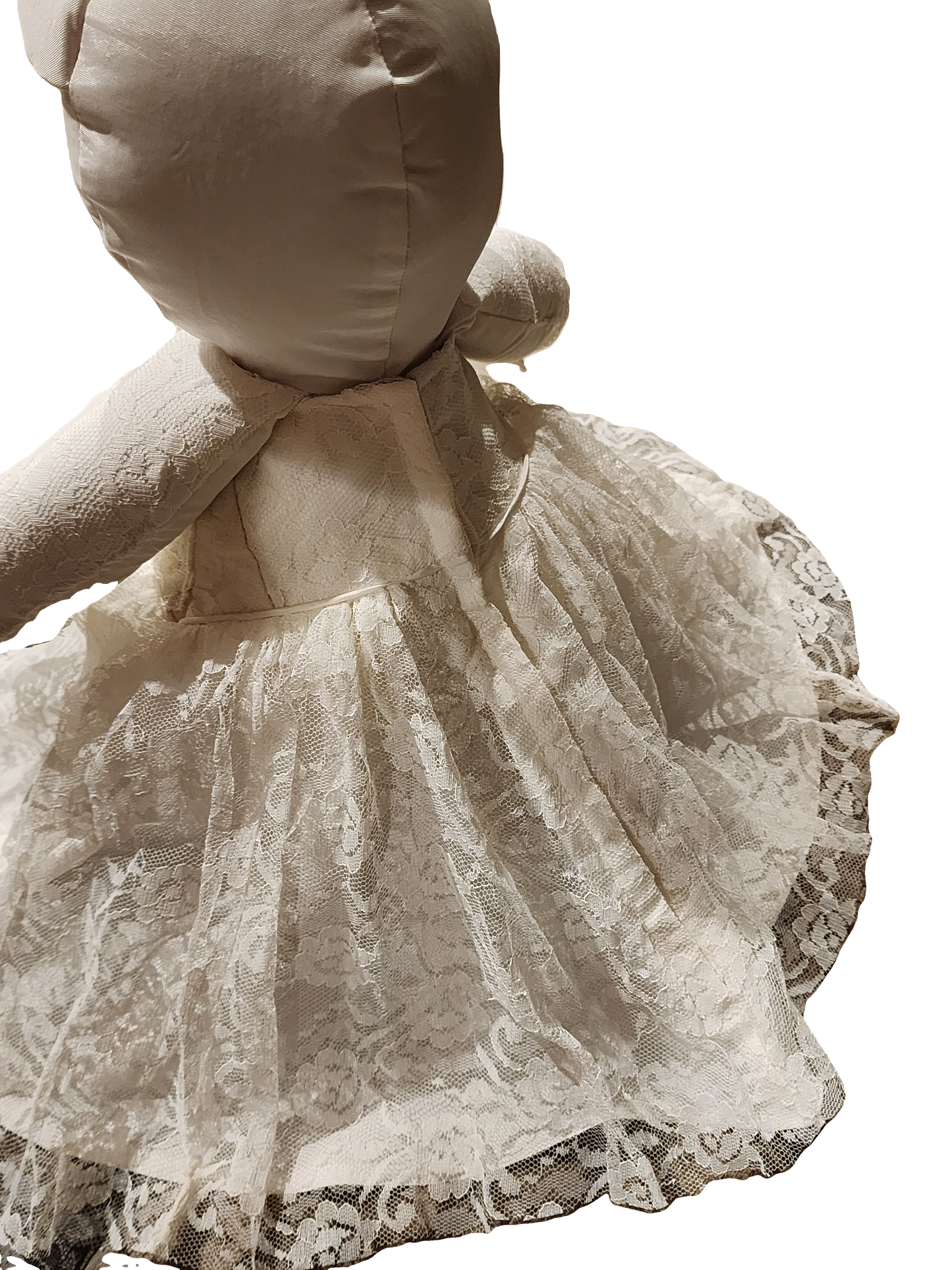 Wedding Dress Memory Bear with Dress