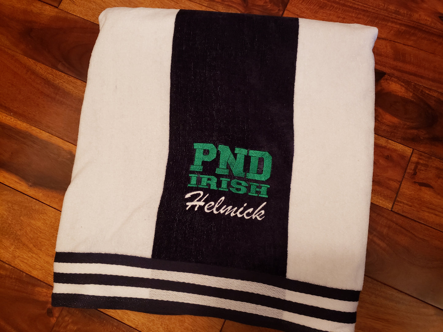 Embroidered Two Lines Name/Text - Customer Provided Item