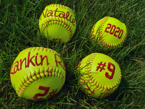 Custom Embroidered Softball
