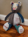 Memory Bear Made from Loved One's Clothing - Large