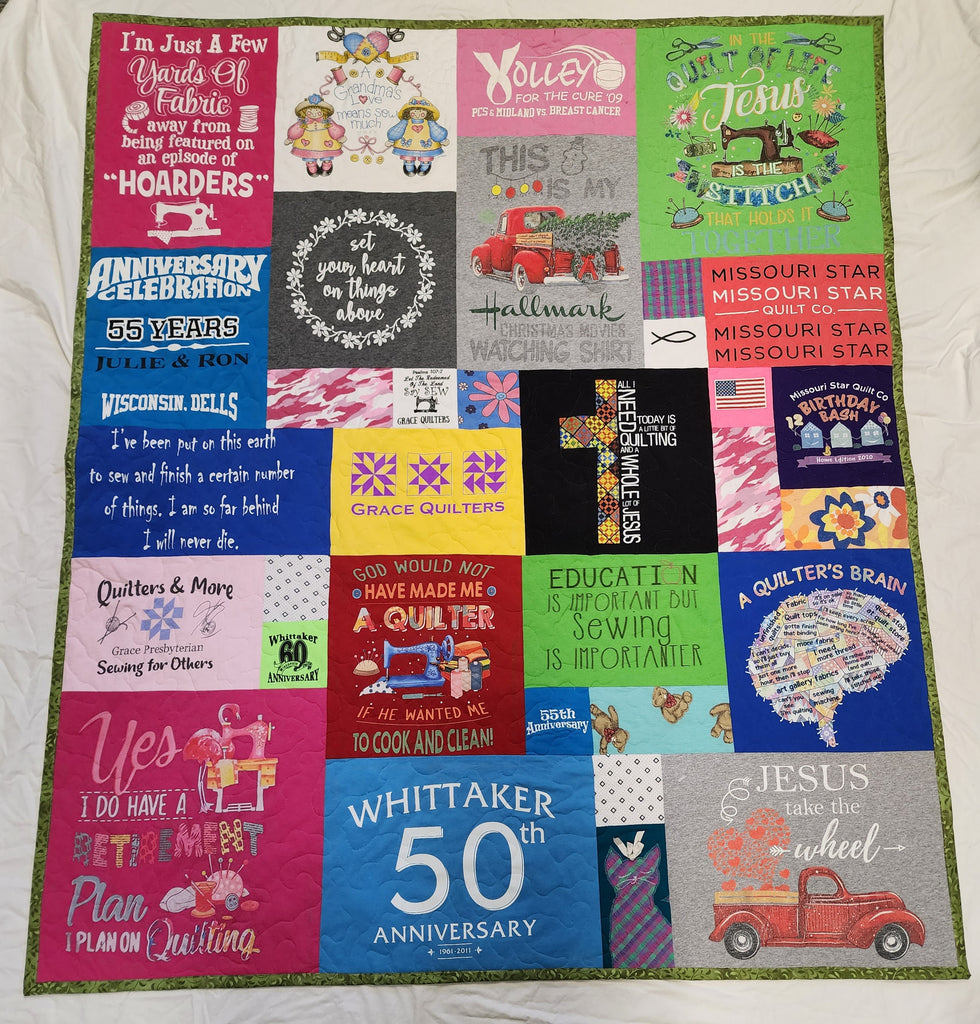 Crazy Quilt TShirt Quilt The Unlimited Stitch