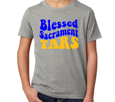 Blessed Sacrament Tars Groovy Waves Tee