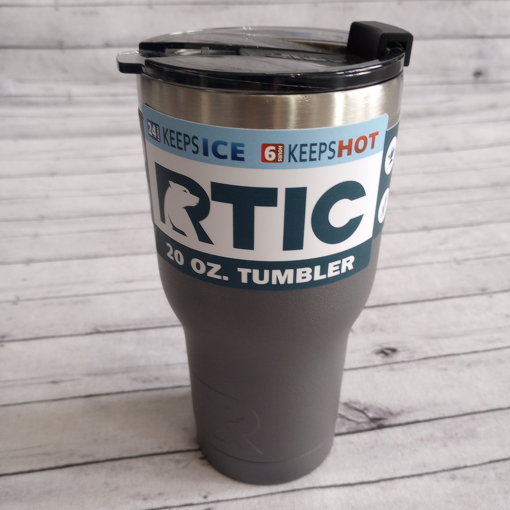 RTIC Tumbler 20 oz - Graphite – The Unlimited Stitch