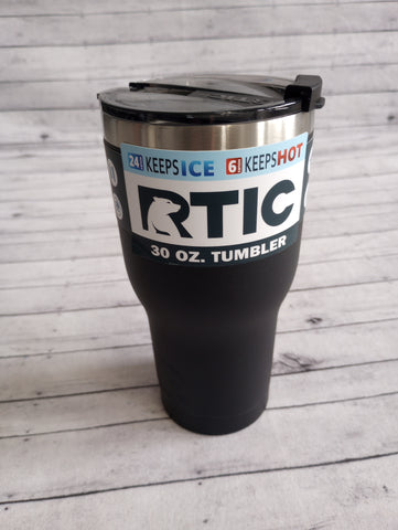 30 oz RTIC Tumbler - Black Matte