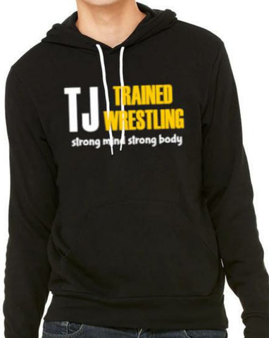 TJ Trained Wrestling Bella Canvas Full Length or Cropped Hoodie