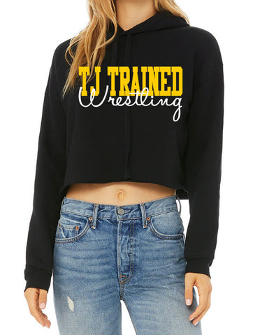 TJ Trained Varsity Bella Canvas Full Length or Cropped Hoodie