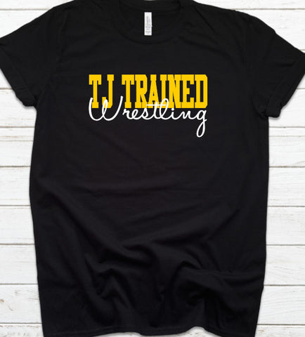 TJ Trained Varsity Wrestling Short Sleeved Tee