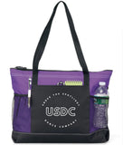 USDC Zippered Tote Bag