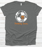 Distressed Soccer Ball with Team Name