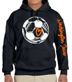 Distressed Soccer Ball with Long Sleeves- InStore