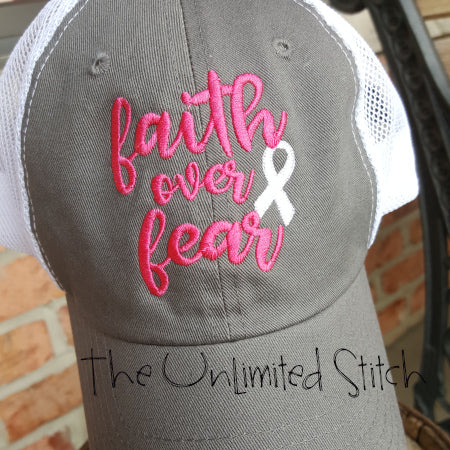 Faith Over Fear - Cancer Support - Trucker Hat