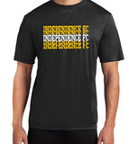 Independence FC Stacked Logo - Black Dri Fit
