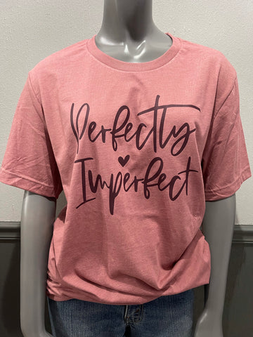 Perfectly Imperfect Maroon Tee