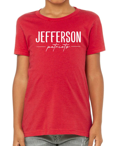 Jefferson Patriots Sleek City Spirit Shirt- InStore