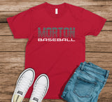 Morton Baseball Striped Shirt