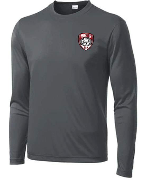 Morton HS Soccer Crest Dri-Fit Long Sleeved Shirt