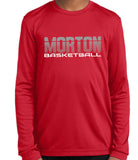 Morton Basketball Striped Dri Fit Tee