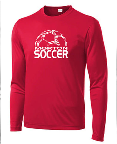 Morton Soccer with Ball Dri-Fit Long Sleeved Shirt