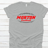 Morton Football Outline Shirt