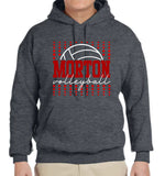 Morton Volleyball Dotted Design Sweatshirt