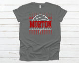 Morton Volleyball Dotted Spirit Shirt