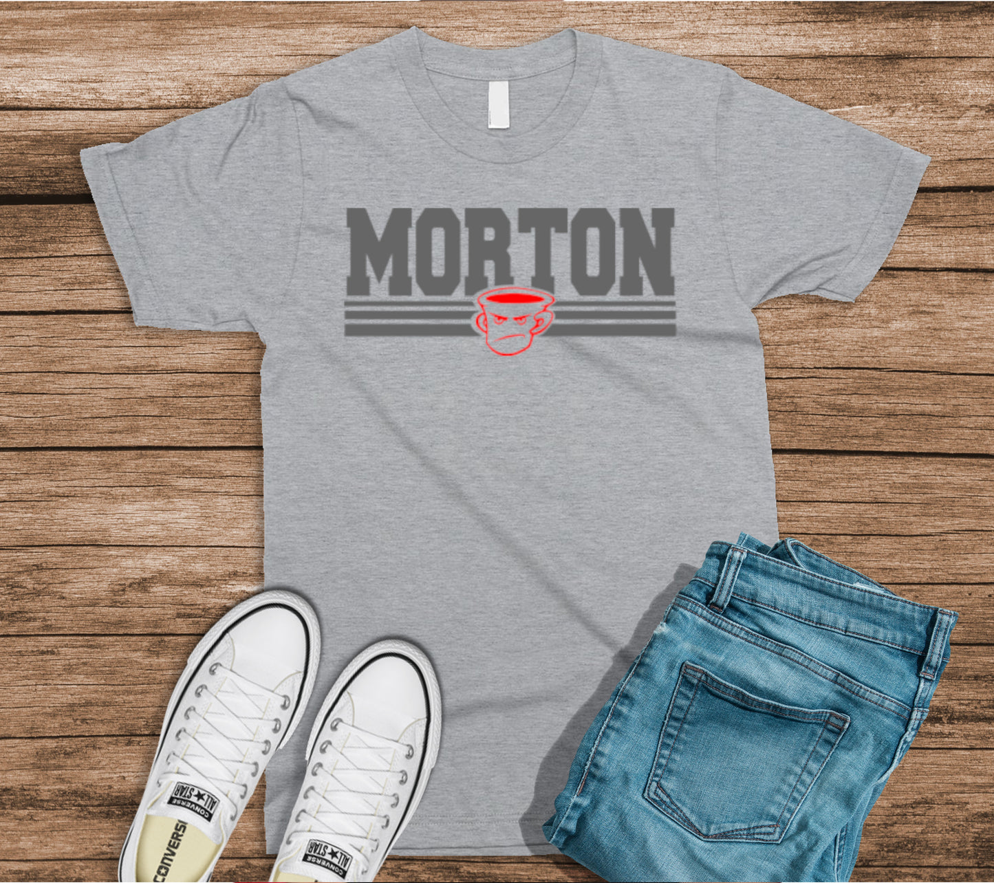 Morton Potters Varsity Stripes Tee