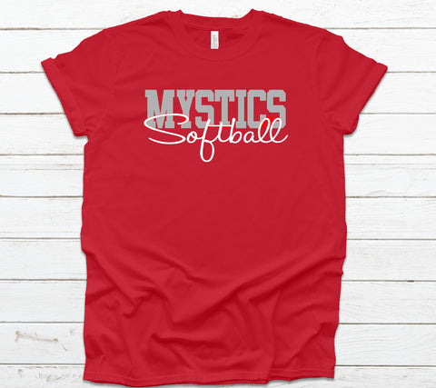 Mystics Softball Varsity Halo Shirt