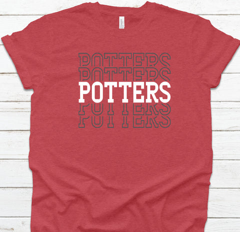 Potters Stacked Tee