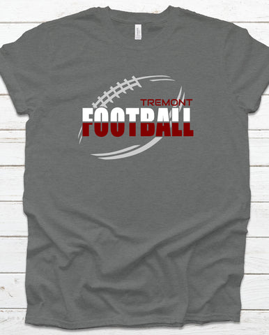 Tremont Slanted Football Spirit Shirt – The Unlimited Stitch